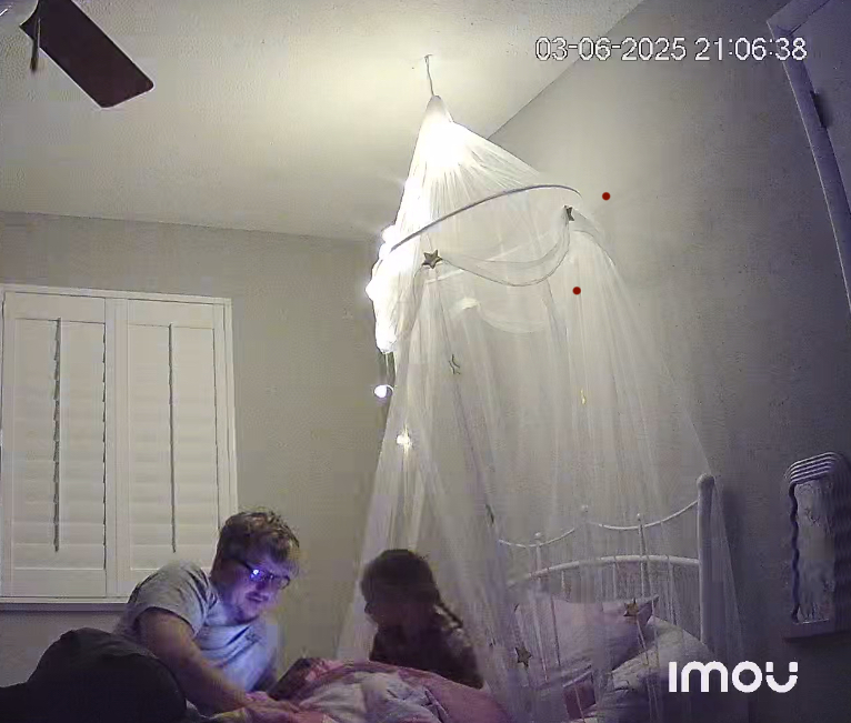 Bedtime story reading